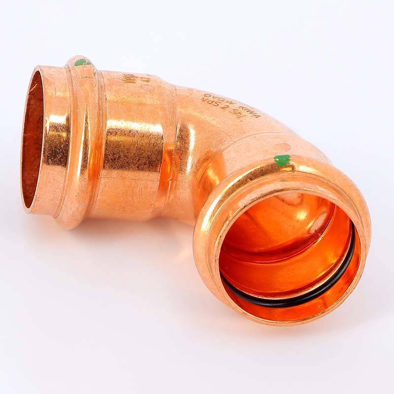 Угол 90° пресс медный Viega Profipress 42 мм 291549