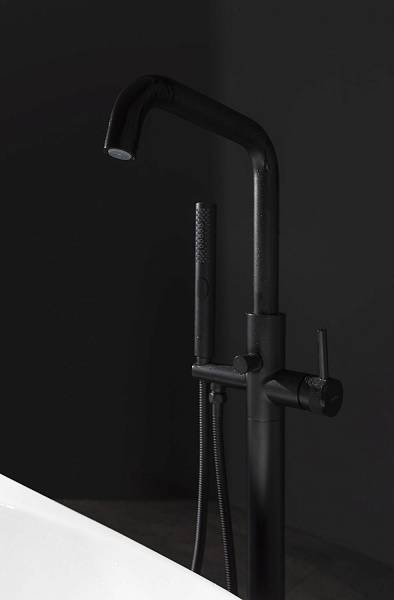 Смеситель для ванны с душем Allen Brau Priority черный матовый 5.31008-31