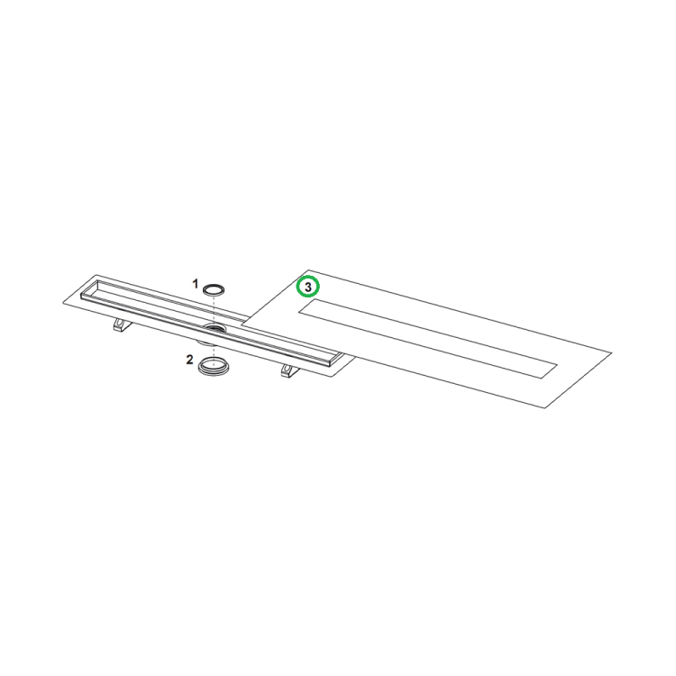 Гидроизоляционная манжета TECE Seal System для TECEdrainline 700 мм 668000