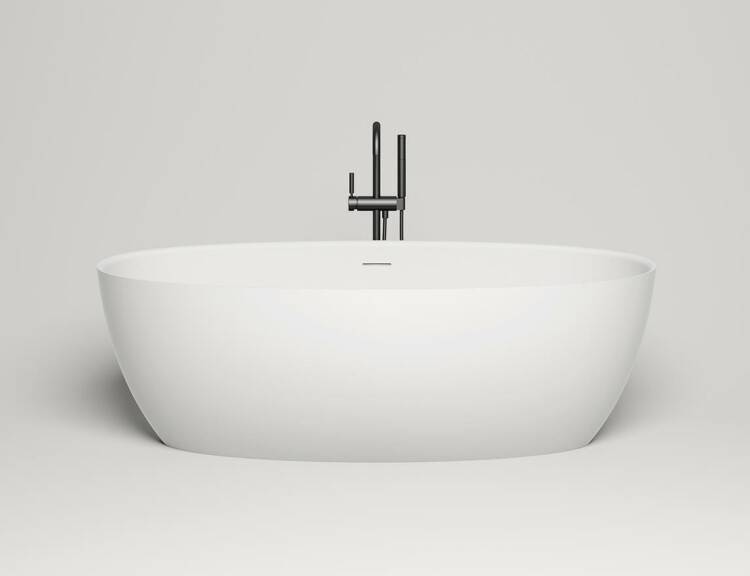 Ванна из искусственного камня Salini ALDA Nuova 1600x800 мм белая матовая 101913M