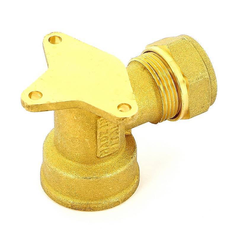 Водорозетка обжимная Tiemme 12x1/2 ВР латунь 1100043