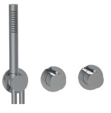 Смеситель для душа, Almar, 316 Stalnless Steel, на 2/3 потребителя, цвет-Stainless Steel AISI 316