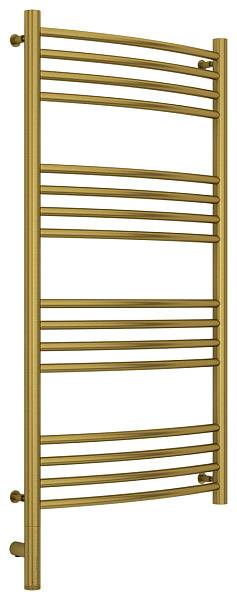 Полотенцесушитель электрический Сунержа Богема 3.0 500x1000 мм левый состаренная латунь 051-5802-1050