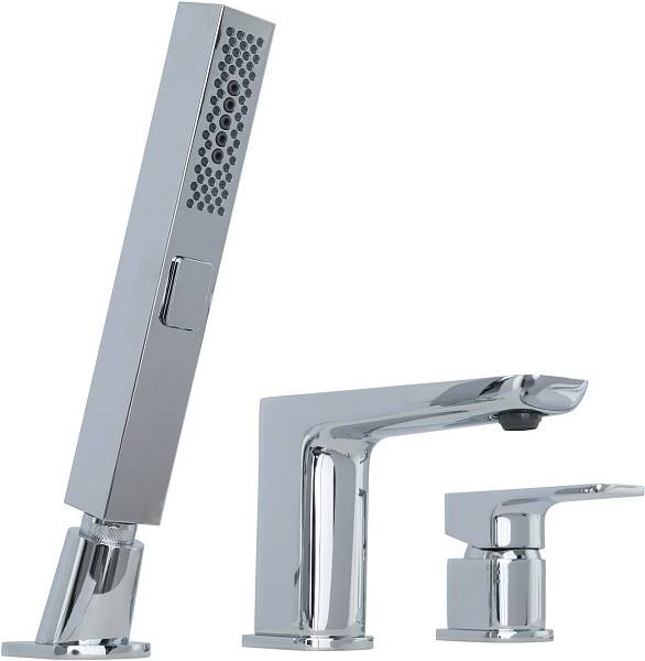 Смеситель на борт ванны Allen Brau Infinity на 3 отверстия хром 5.21008-00