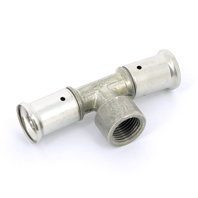 Тройник пресс-В Henco 20x1/2x20 мм 13P-200420