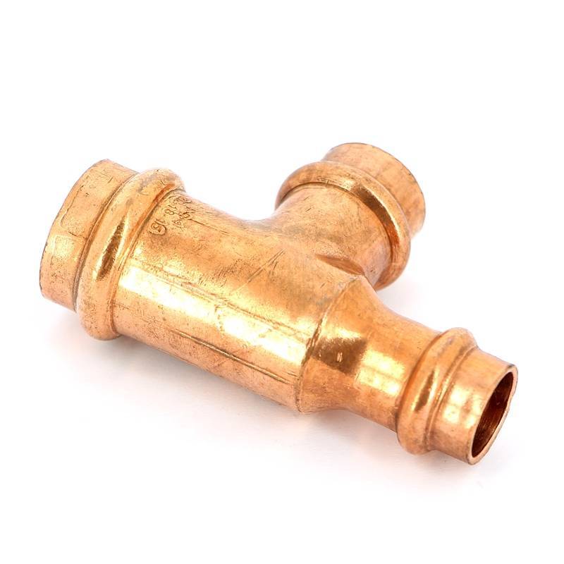 Тройник пресс IBP 22х18х15 мм медь P5130 02218015