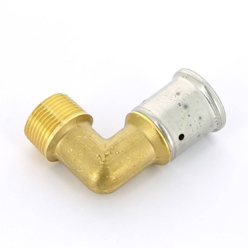 Угольник пресс Henco с наружной резьбой 26 x 3/4 5P-2605