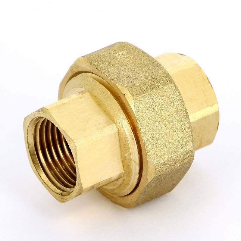 Разъемное соединение Uni-Fitt 1/2 ВР-ВР с прокладкой O-ring латунь 655G2000