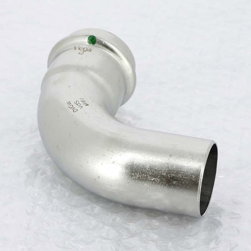 Отвод однораструбный 90° Viega Sanpress Inox пресс нержавеющая сталь 42 мм 435752