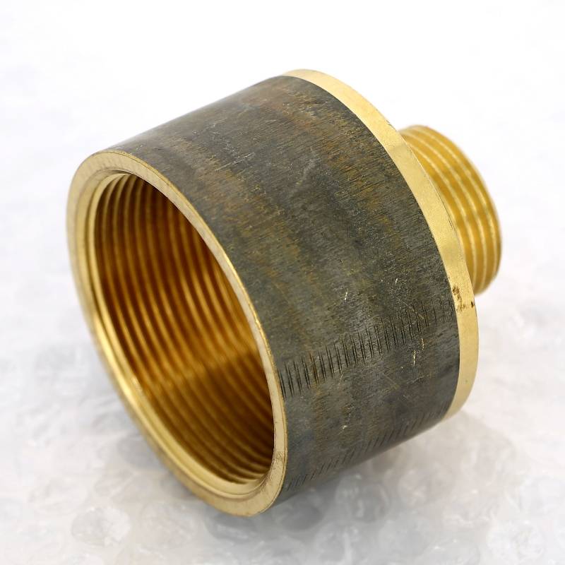 Переходник круглый Viega 1 x 2 дюйма НВ бронза 650872