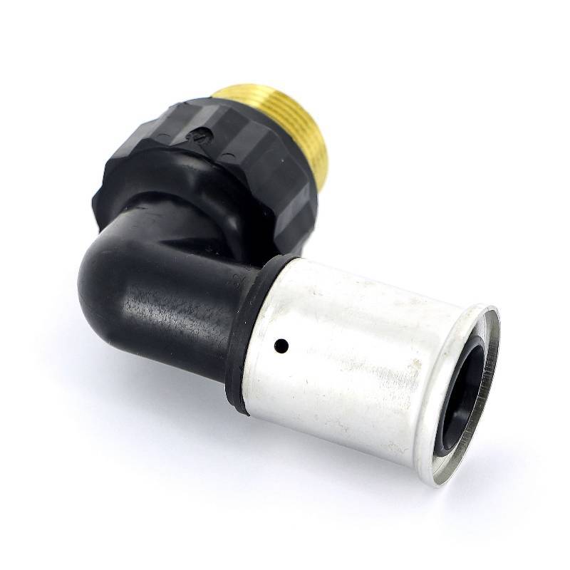 Угольник 90° пресс с наружной резьбой HENCO PVDF 32x1 5PK-3206