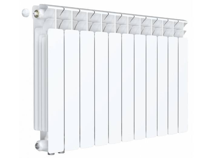 Радиатор биметаллический RIFAR Base Ventil 500 11 секций нижнее правое подключение RBV511R