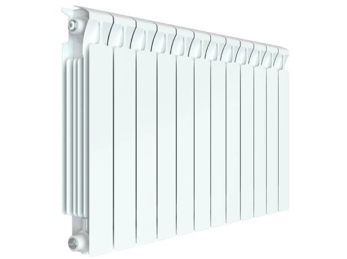 Радиатор биметаллический RIFAR Monolit 500 12 секций боковое подключение белый RAL 9016 Б010112