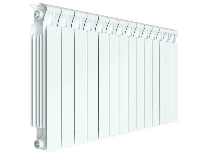 Радиатор биметаллический RIFAR Monolit 500 14 секций боковое подключение белый M50014