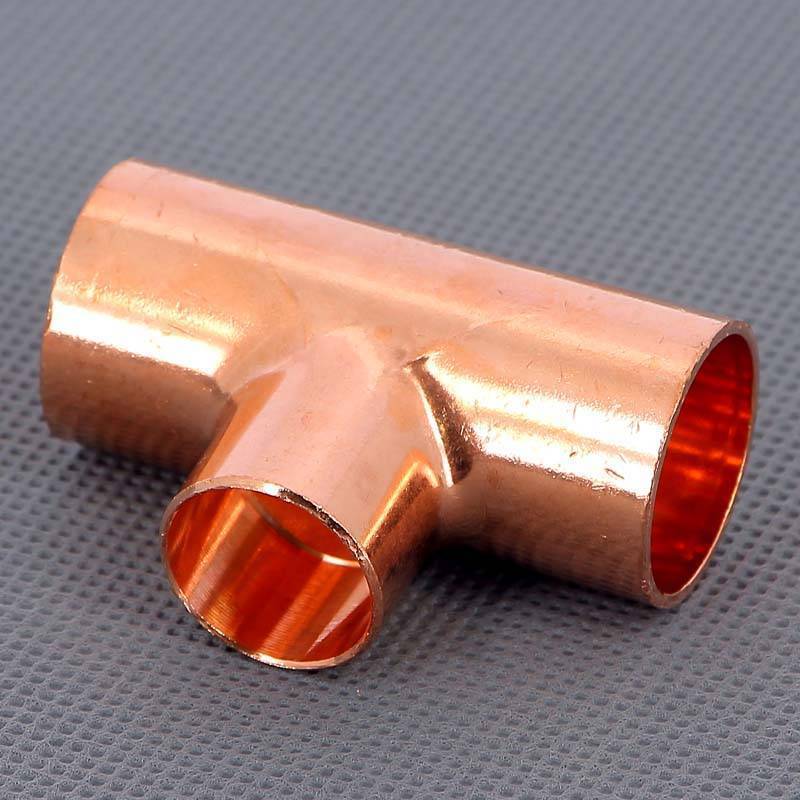 Тройник медный под пайку Viega 22х18х22 мм 101497