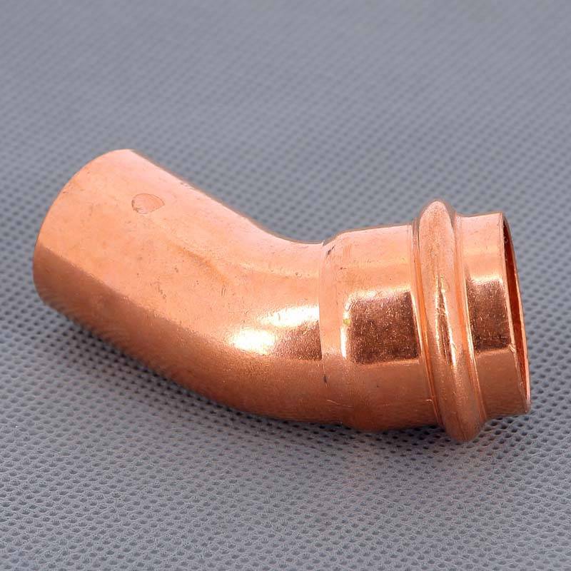 Угол-вставка 45° пресс Viega Profipress 28 мм медь 292522