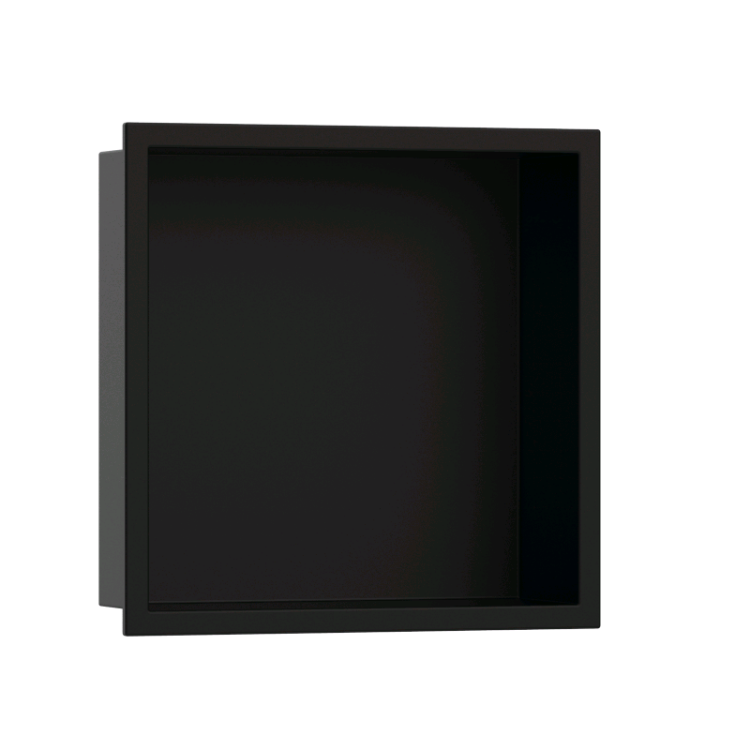 Встраиваемая ниша Hansgrohe XtraStoris Original 300x300x100 мм черный матовый 56061670