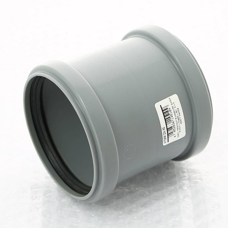 Муфта двухраструбная Ostendorf HT HTMM 90 мм для внутренней канализации 114510