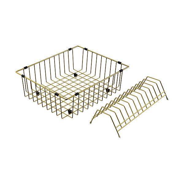 Корзина для сушки Omoikiri CO-03-LG нержавеющая сталь цвет светлое золото 4999014