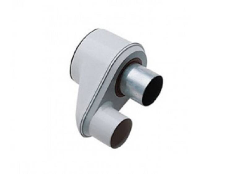 Адаптер для перехода с раздельных труб 80 мм на коаксиальную 80/125 мм BAXI KHG71409381