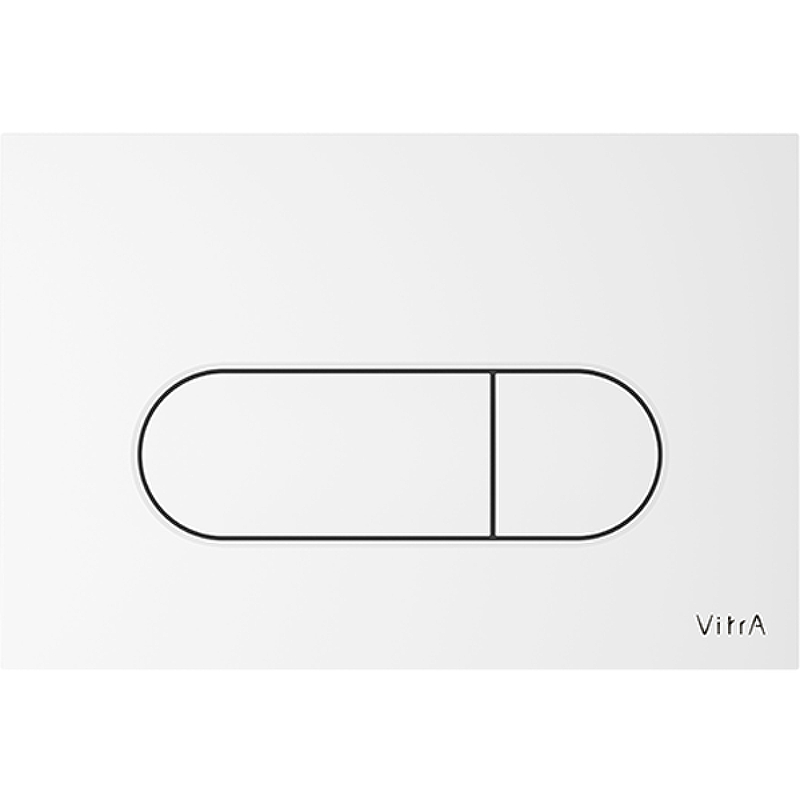 Панель смыва VitrA Root Round белая 740-2200