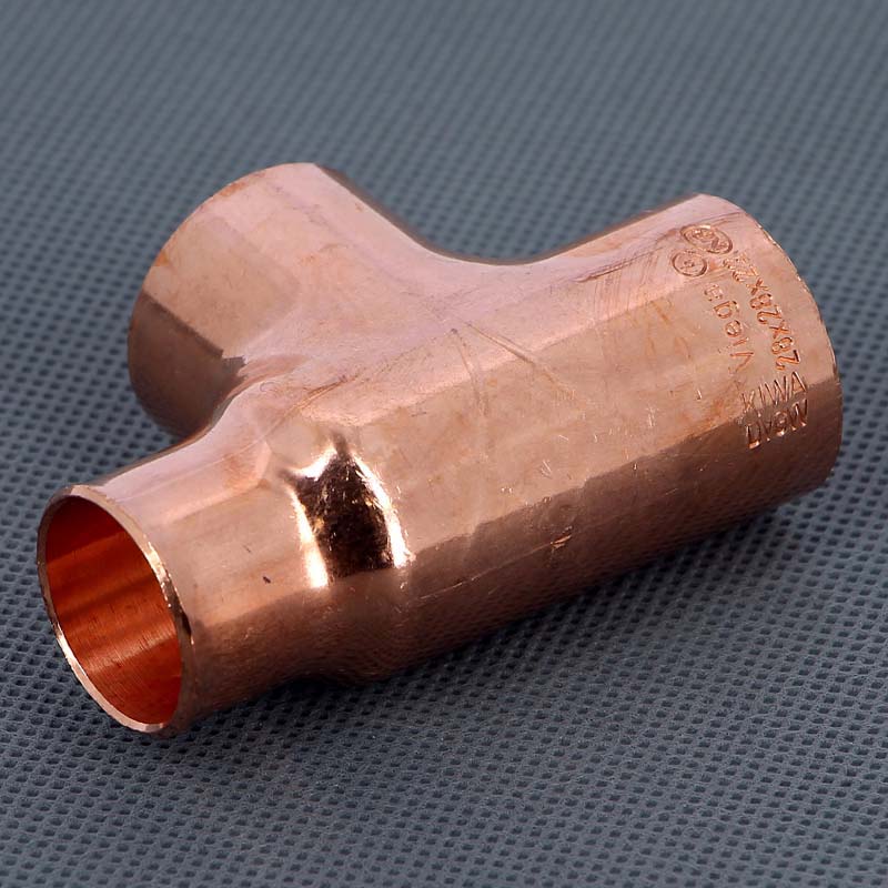 Тройник медный Viega под пайку 28х22х28 мм 106232