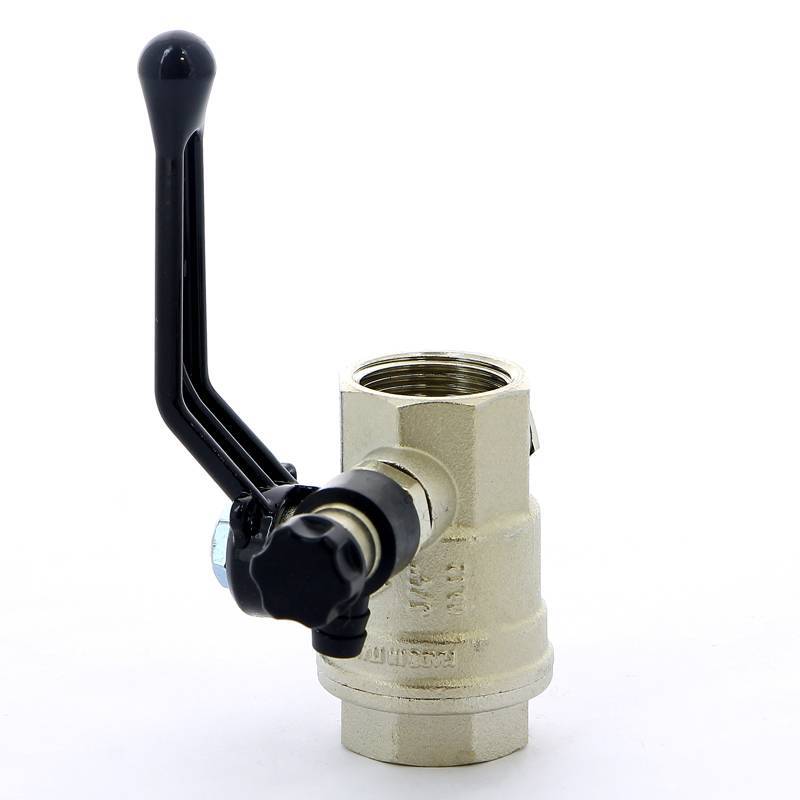 Кран шаровой Bugatti Oregon 330 ВВ с дренажным вентилем и заглушкой рычаг 3/4 03300024