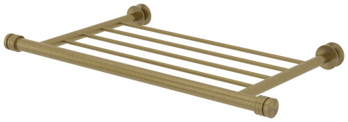 Полка прямая Сунержа 4П 370 мм состаренная латунь 051-2012-4370