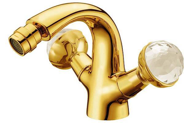 Смеситель для биде Boheme Imperiale Presente золото глянцевое 336