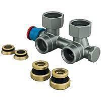 Узел нижнего подключения угловой термостатический Giacomini 3/4x3/4 дюйма R386TX013