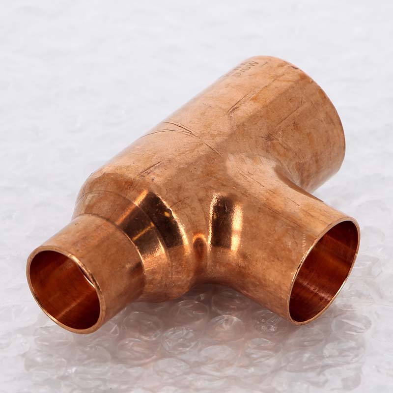 Тройник медный Viega под пайку 35х28х22 мм 122676