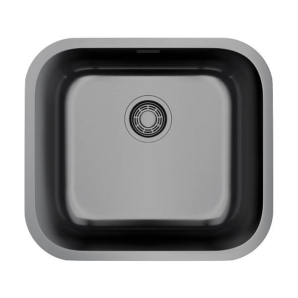Кухонная мойка Omoikiri Omi 49-U/I-GM вороненая сталь 49x44 см 4993073