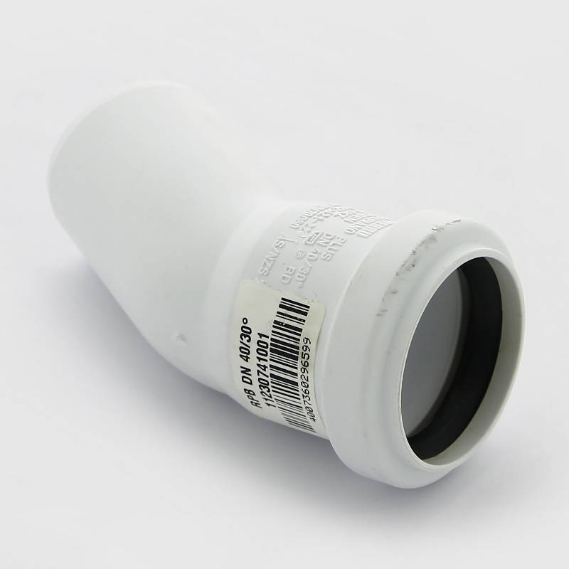 Отвод канализационный REHAU RAUPIANO PLUS 40x30° 11230741001