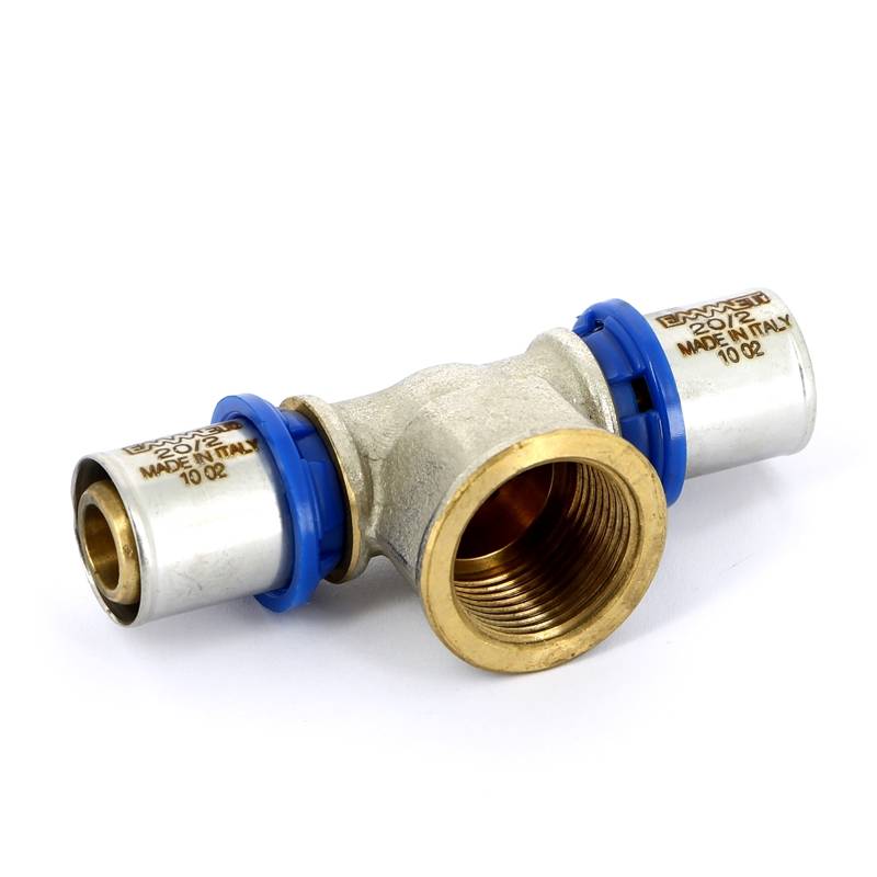 Тройник пресс-В Emmeti 20x3/4x20 мм 28101405