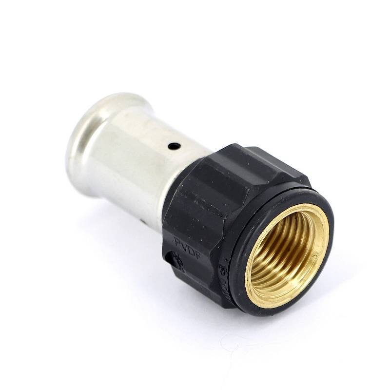 Муфта переходная пресс-В Henco PVDF 20х1/2 18PK-2004