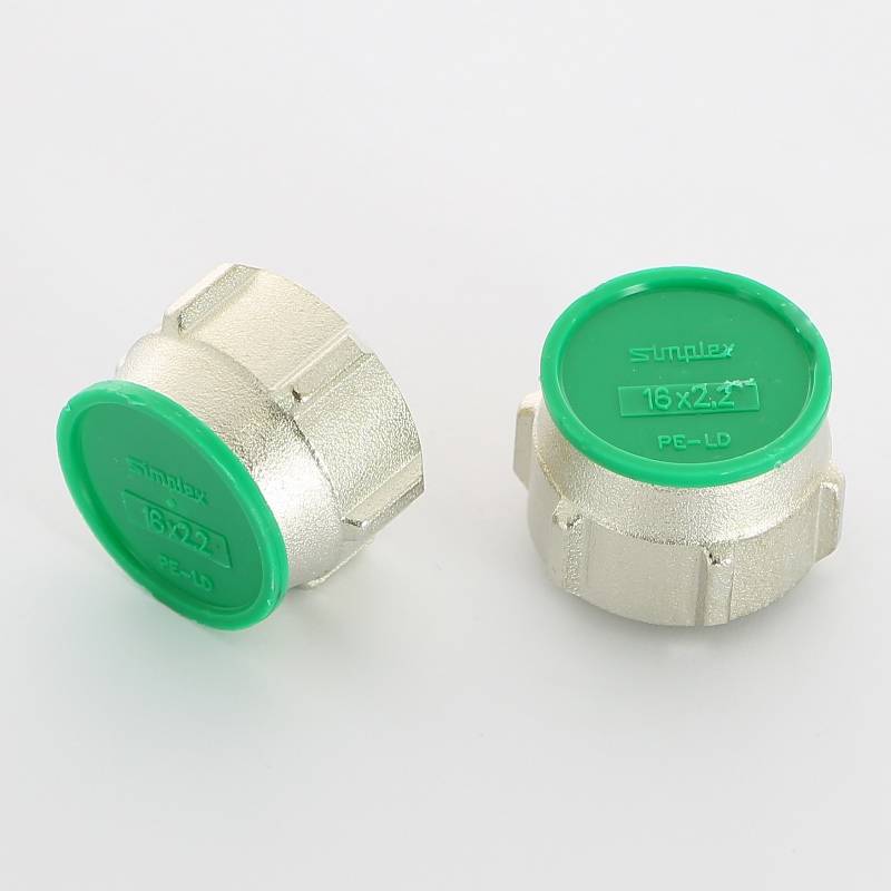 Соединитель обжимной Simplex 16(2.2) x 3/4 EK ВР для полиэтиленовых труб (компл. 2 шт) F11412