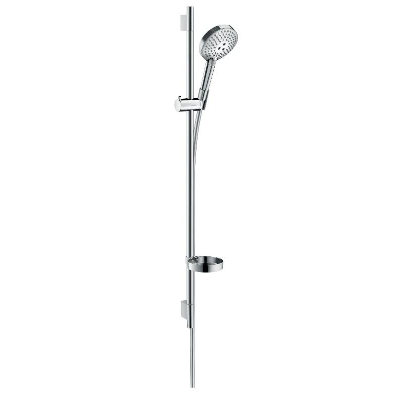Душевой гарнитур Hansgrohe Raindance Select S 120 3jet PowderRain со штангой 90 см хром 27667000