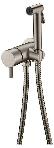 Смеситель гигиенический Boheme Uno никель матовый 467-NB