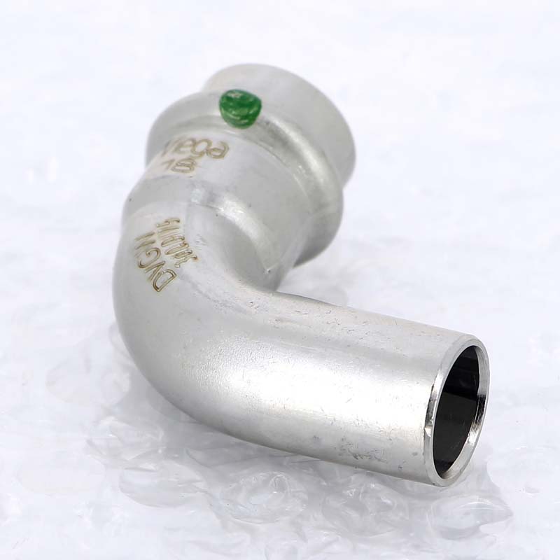 Угол-вставка 45° пресс Viega Sanpress Inox 18 мм нержавеющая сталь 435394