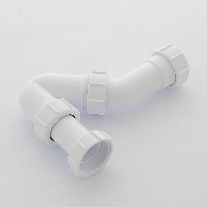 Сифон трубный McAlpine P/S-образный без выпуска регулируемый 90-145 мм MRBD2