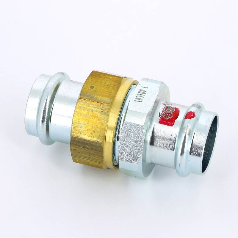 Муфта разъёмная пресс Viega Prestabo оцинкованная сталь 28 мм 559335