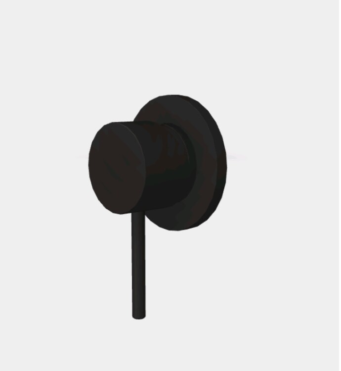 Смеситель для душа встраиваемый Fima Carlo Frattini Spillo Up на 1 потребитель черный матовый F3033N1NS