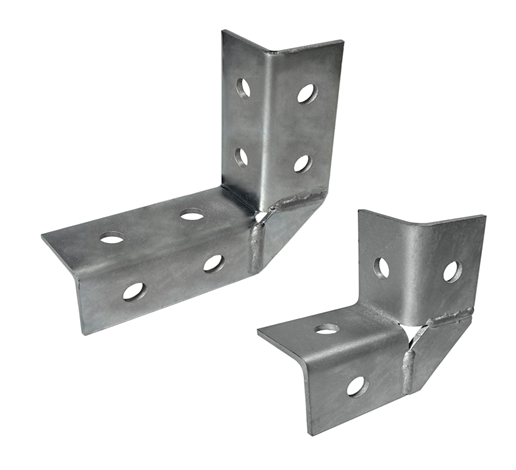 Угловой элемент Strut 2D 2 2/90° 100x100 мм R оцинкованный HOGER 66598914R