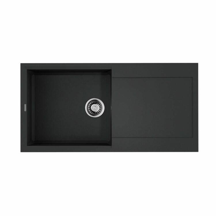 Кухонная мойка OMOIKIRI Sakaime 100 BL 1000x500 мм черный 4993884