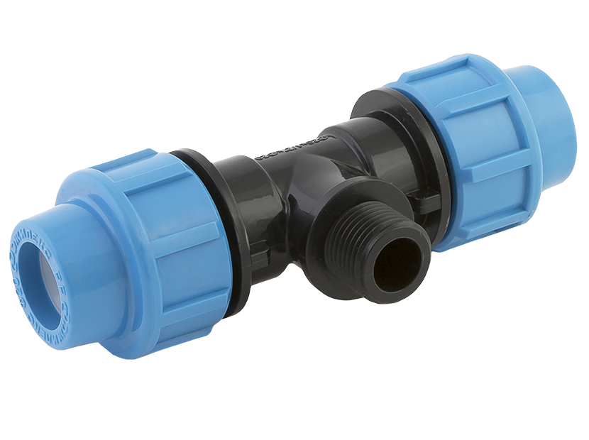Тройник компрессионный ДЖИЛЕКС ПНД НР 20 x 1/2 x 20 мм 9326