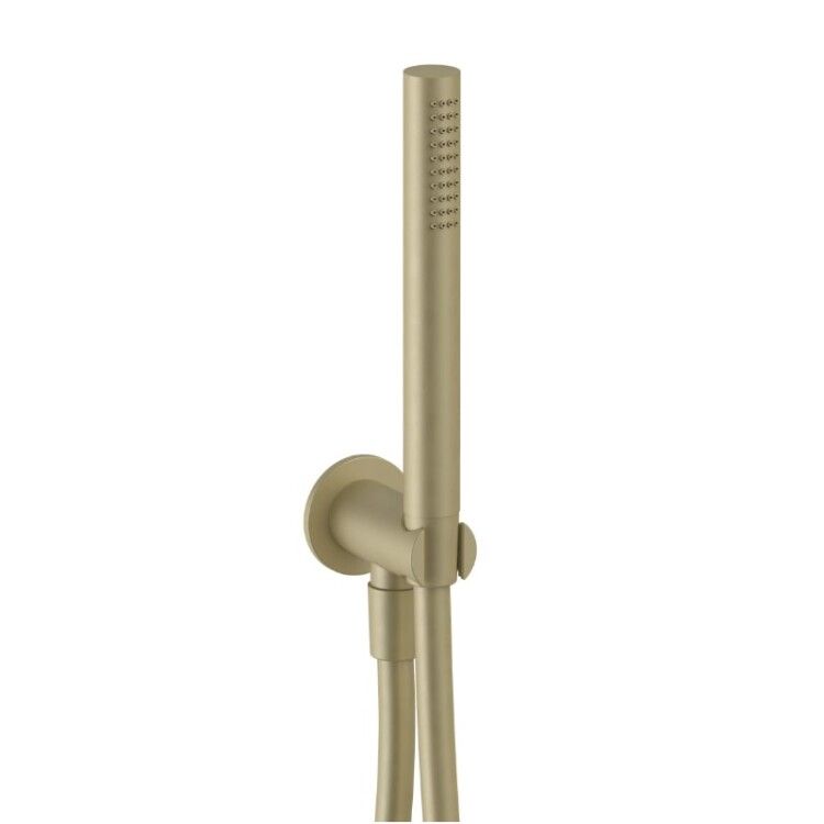Душевой набор Fantini Nostromo Matt British Gold PVD 86P68093