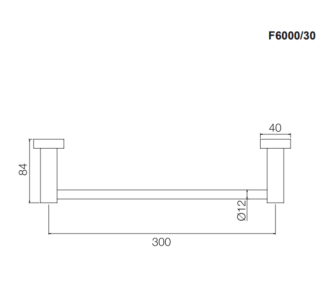 Полотенцедержатель Fima Carlo Frattini Accessori 300 мм бронза брашированная F600030ZS