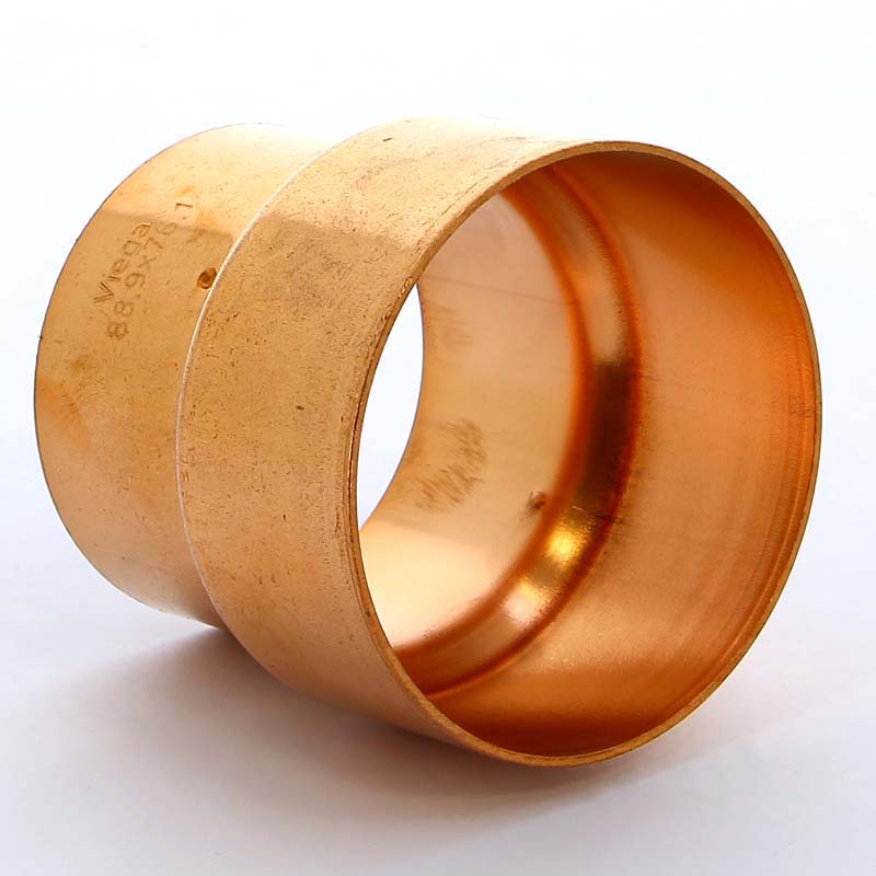 Муфта редукционная двухраструбная Viega под пайку 88.9х76.1 мм 594398