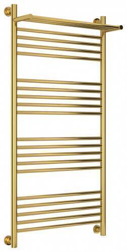 Полотенцесушитель водяной Сунержа Богема с 1 полкой 1200x600 мм золото 03-0223-1260