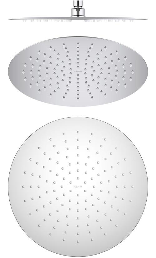 Верхний душ Aquanet AQ2075CR круглый 300х2 мм хром AQ2075CR